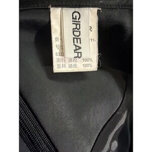 Girdear Black Satin Bow Skirt GA23078202211 Size 4 Evening Cocktail Mini Skirt